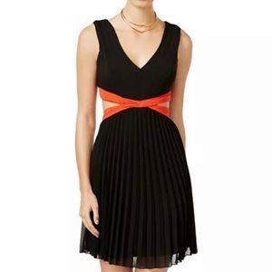 City Studios (NEW) Juniors Cutout Fit & Flare Dress Size 0